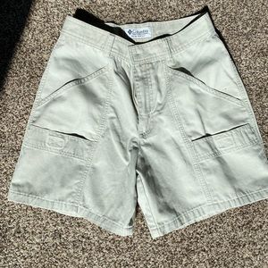 Columbia khaki shorts, size 8